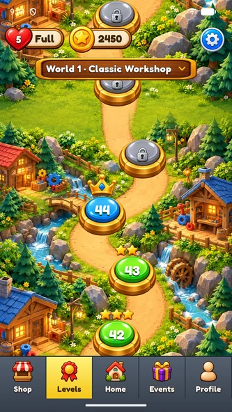 Bolt Rescue level map in the Classic Workshop